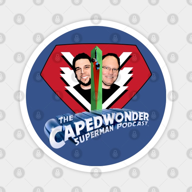 CapedWonder Podcast logo 2 Magnet by CapedWonder Treasures